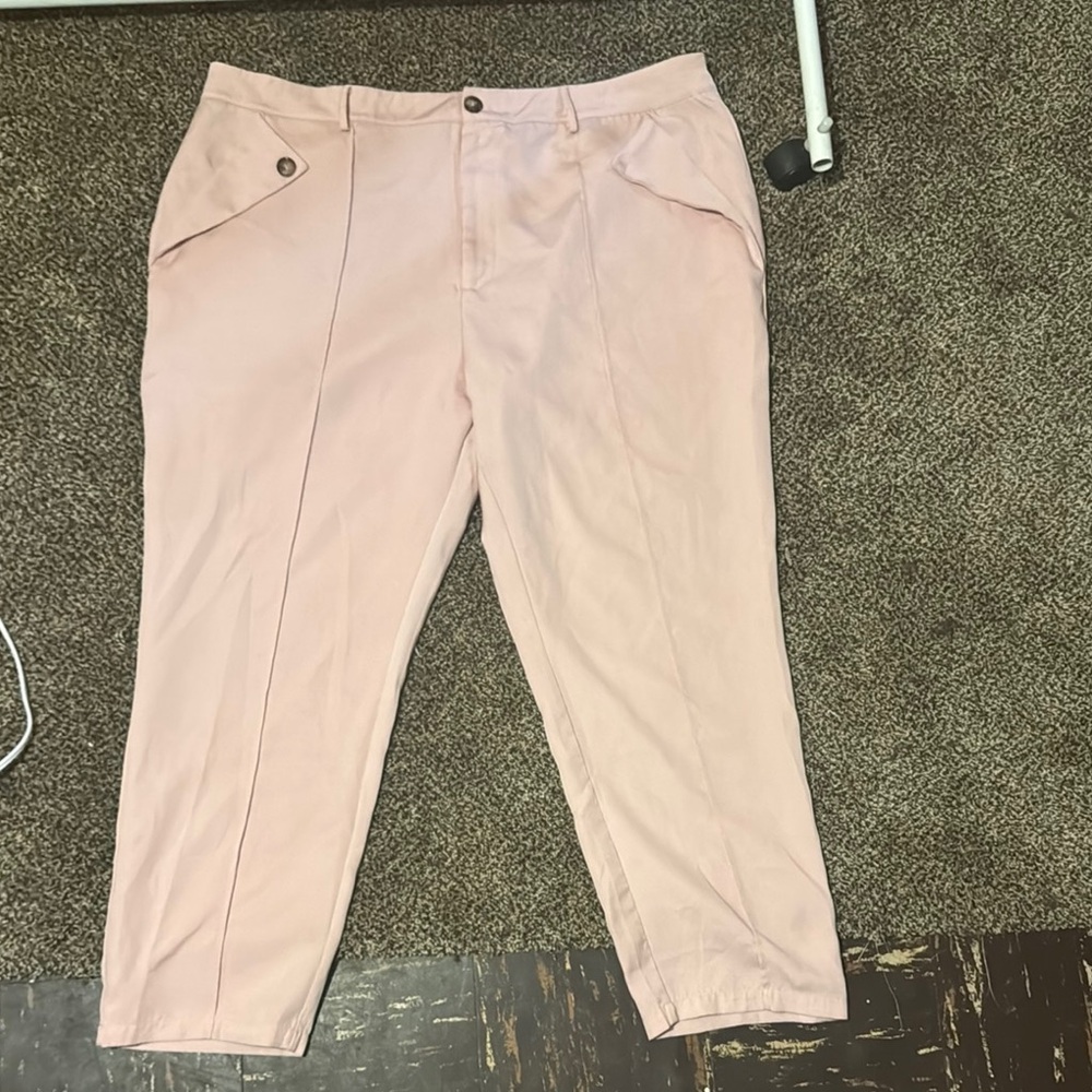 Source Unknown Pink Straight Leg Trousers